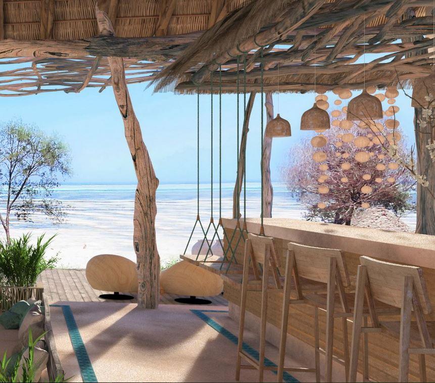 Zanbluu Beach Hotel كيوينجوا المظهر الخارجي الصورة